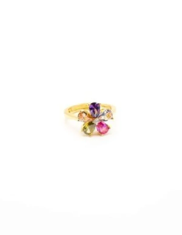 Crisafi Gioielli Anello Fiore Multicolor> Anelli