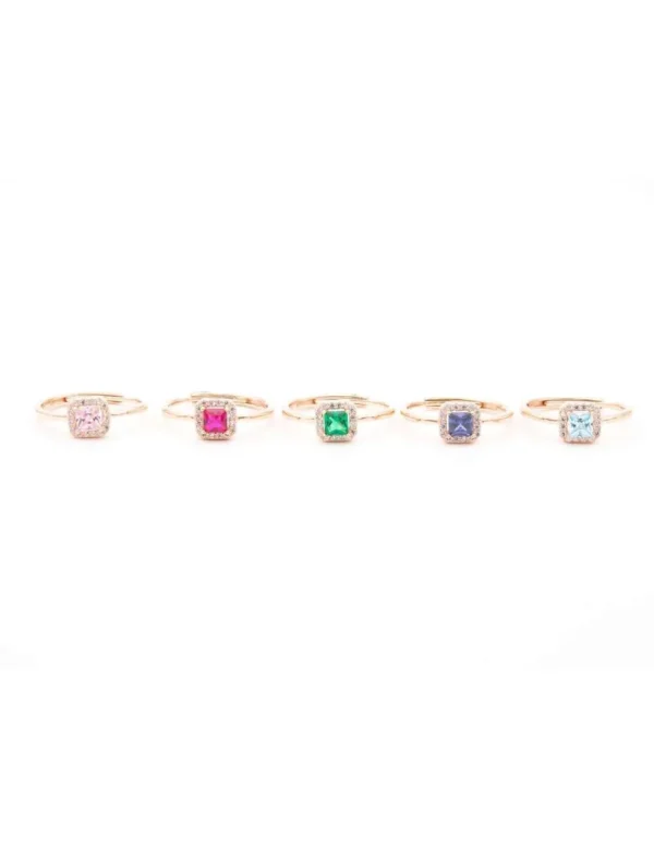 Crisafi Gioielli Anello Quadrotto Mini> Anelli