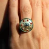 Crisafi Gioielli Anello Scudo Paladino Smaltato - Terra del Sole> Anelli