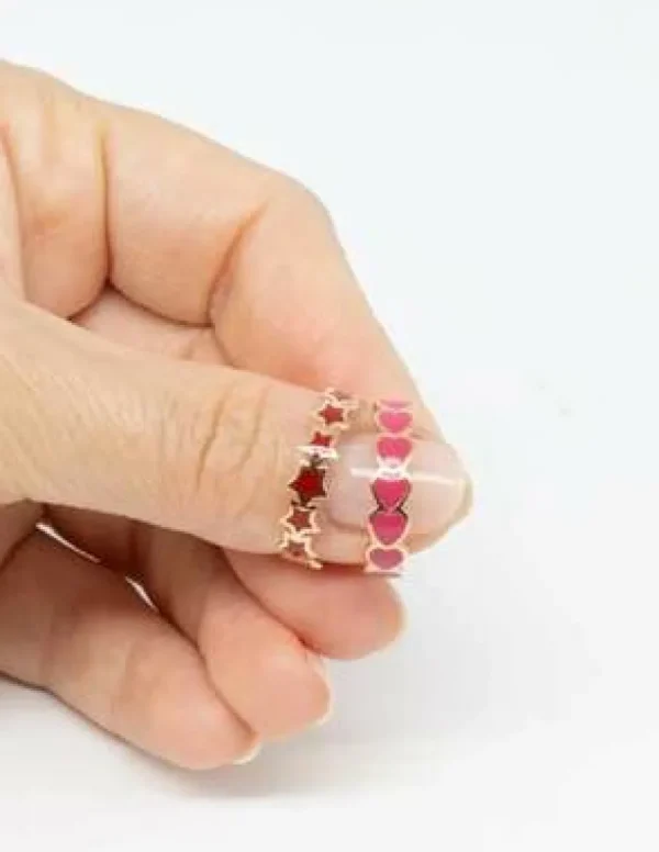 Crisafi Gioielli Anello Smaltato Cuore Stella> Anelli