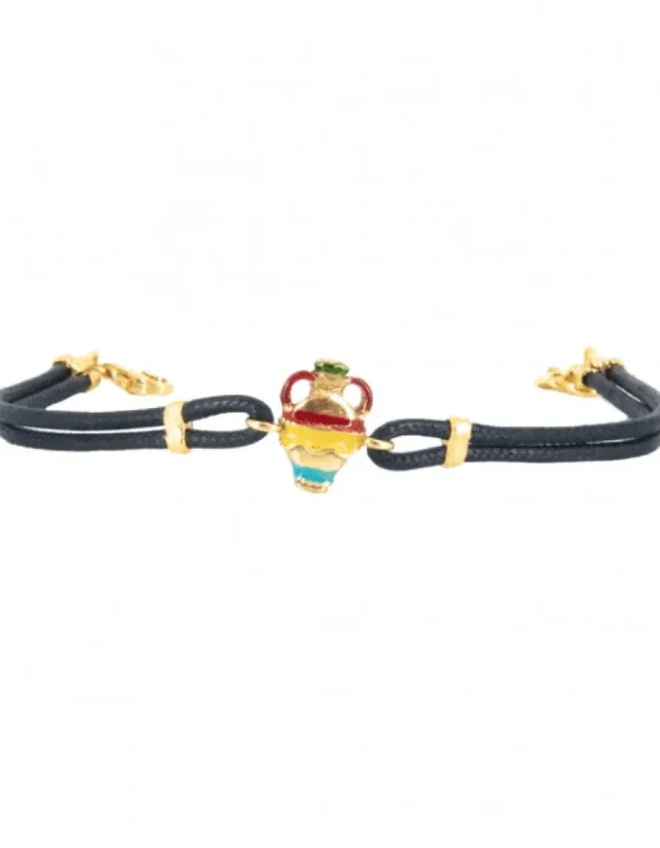 Crisafi Gioielli Bracciale Anfora Siciliana Smaltato - Terra del Sole> Bracciali