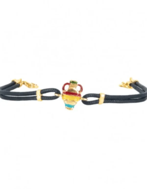 Crisafi Gioielli Bracciale Anfora Siciliana Smaltato - Terra del Sole> Bracciali