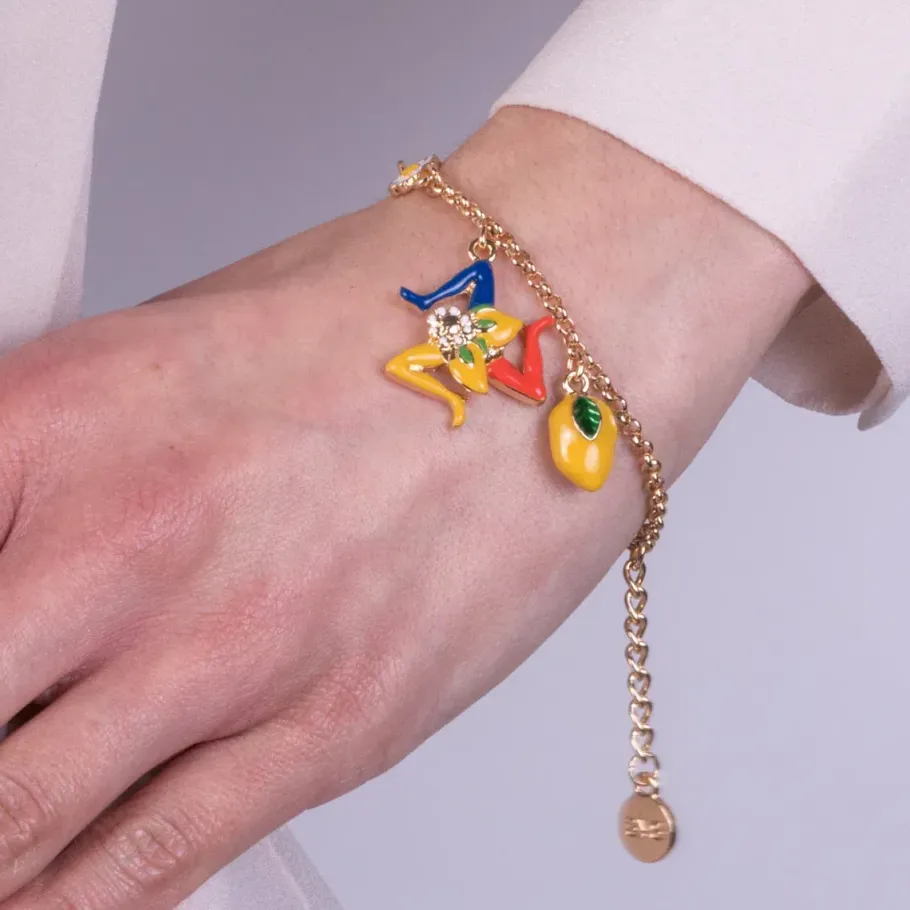 bracciale_by_simon_trinac_0.webp Crisafi Gioielli Bracciale By Simon Trinacria Limoni> Bracciali | By Simon Sicilia