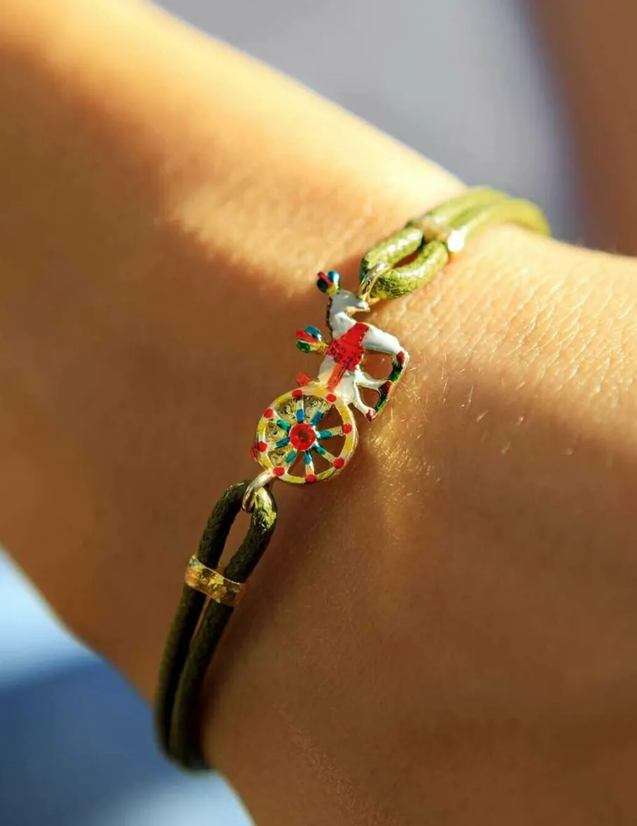 bracciale_carretto_sicili_2.webp Crisafi Gioielli Bracciale Carretto Siciliano Smaltato - Terra del Sole> Bracciali