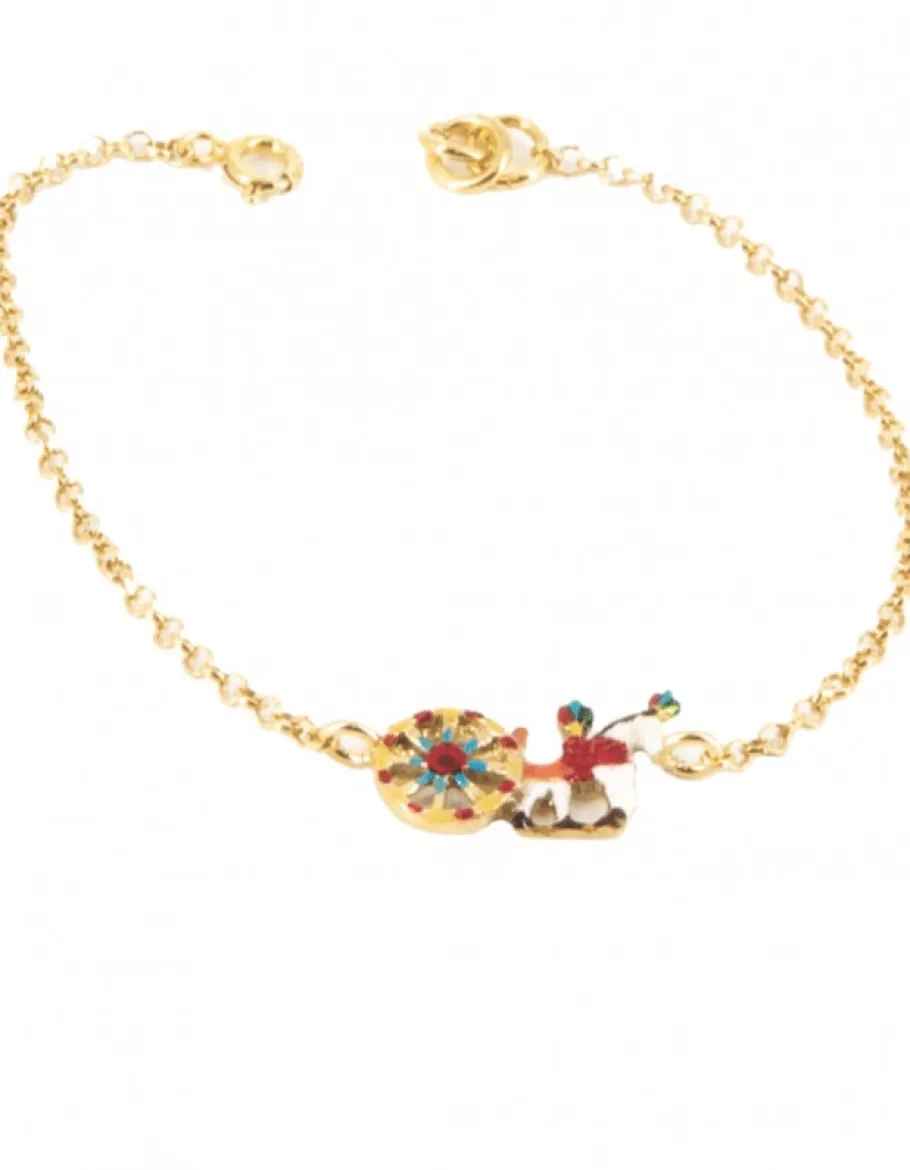 bracciale_catenina_carret_0.webp Crisafi Gioielli Bracciale Catenina Carretto Siciliano Smaltato - Terra del Sole> Bracciali