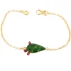 Crisafi Gioielli Bracciale Catenina Fico D'India Smaltato - Terra del Sole> Bracciali