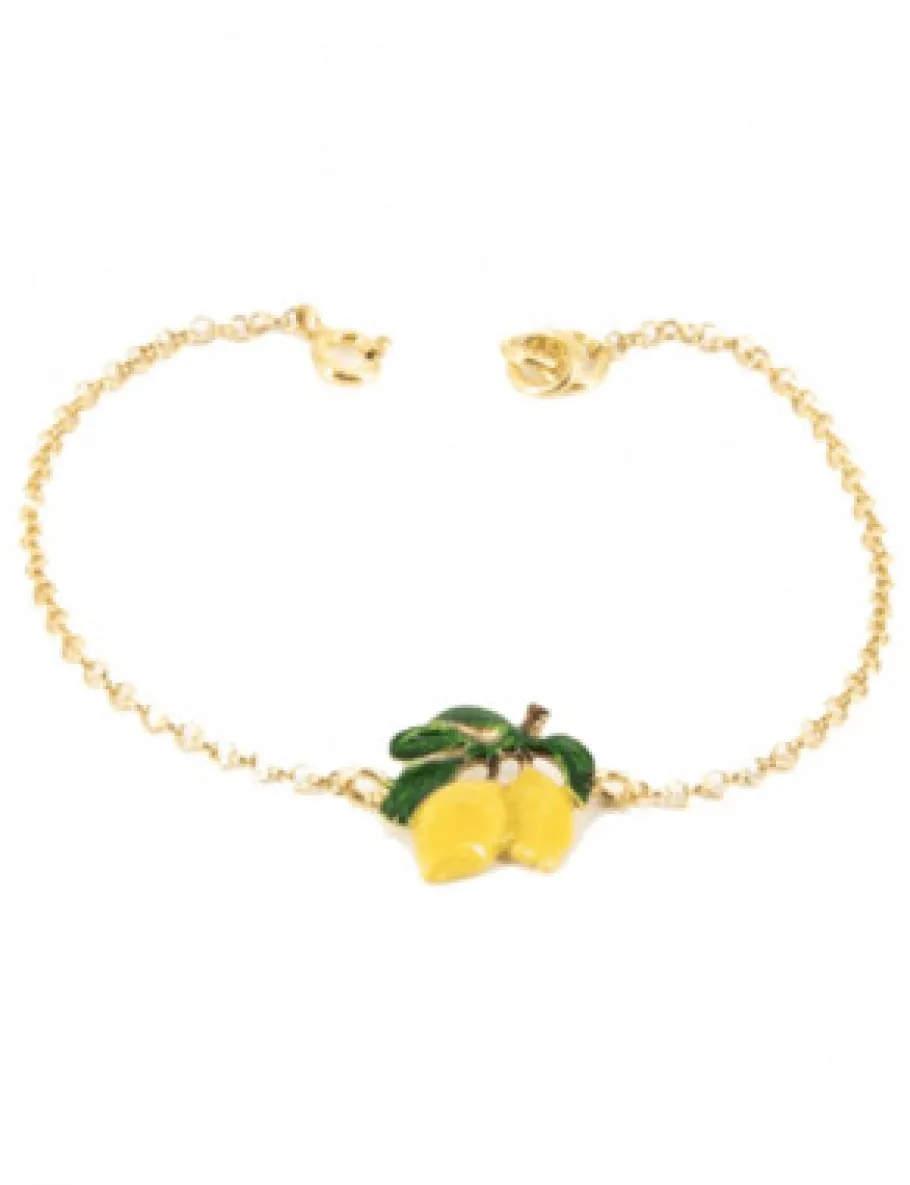 bracciale_catenina_limoni_1.webp Crisafi Gioielli Bracciale Catenina Limoni Smaltato - Terra del Sole> Bracciali