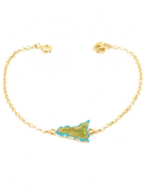 Crisafi Gioielli Bracciale Catenina Sicilia Smaltato - Terra del Sole> Bracciali
