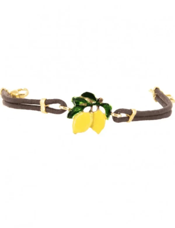 Crisafi Gioielli Bracciale Limoni Siciliani Smaltato - Terra del Sole> Bracciali
