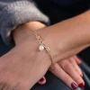 Crisafi Gioielli Bracciale Maglia Perla> Bracciali