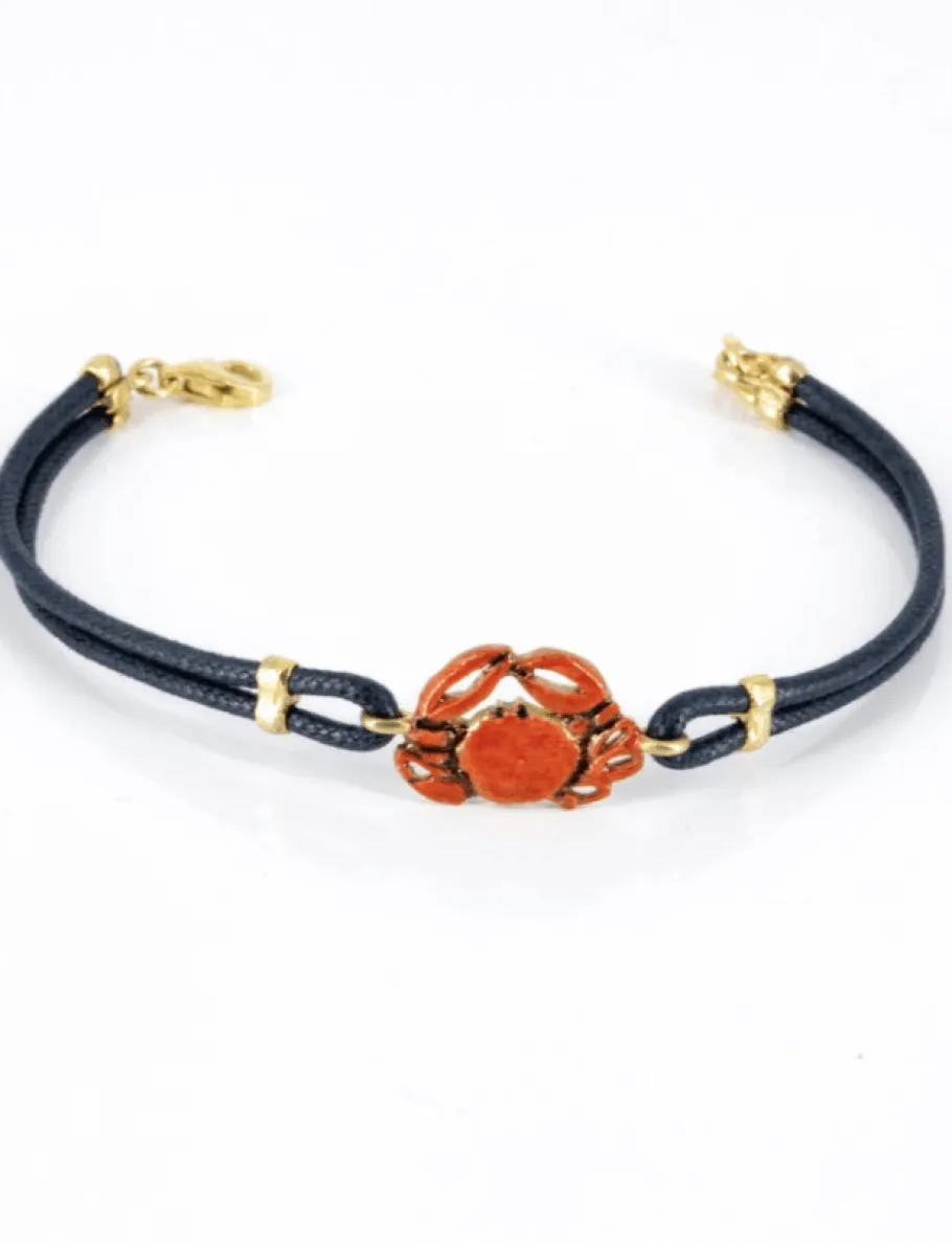 bracciale_segno_zodiacale_0-7.webp Crisafi Gioielli Bracciale Segno Zodiacale Cancro Smaltato - Terra del Sole> Bracciali