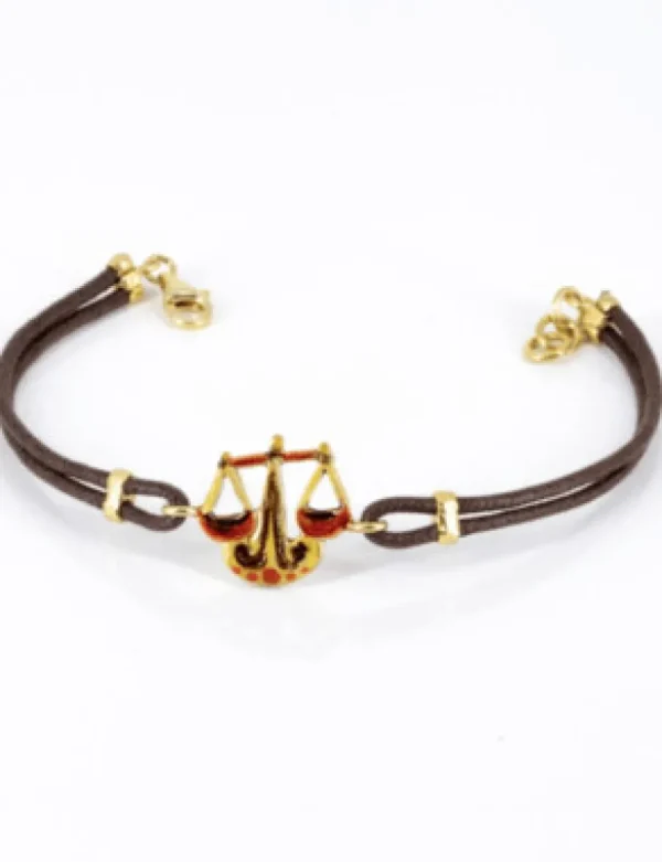 Crisafi Gioielli Bracciale Segno Zodiacale Bilancia Smaltato - Terra del Sole> Bracciali