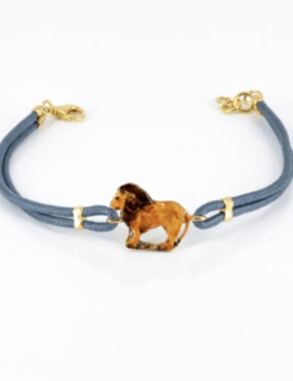 Crisafi Gioielli Bracciale Segno Zodiacale Leone Smaltato - Terra del Sole> Bracciali