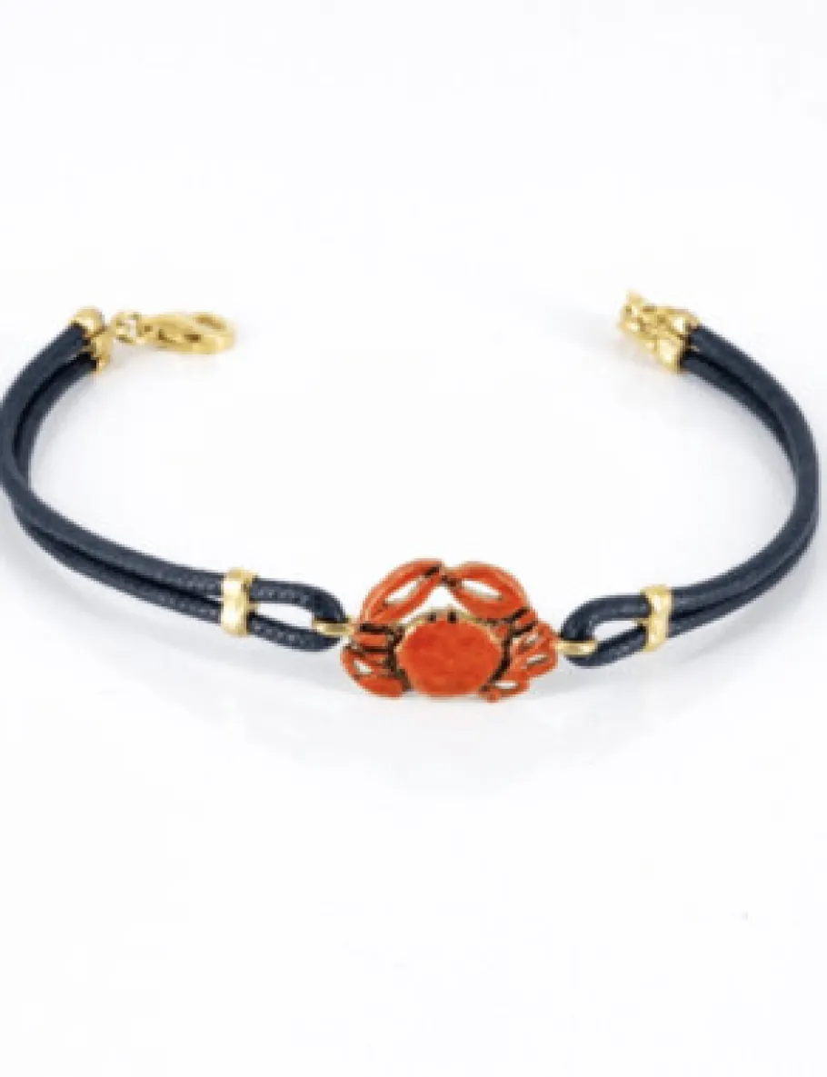 bracciale_segno_zodiacale_1-7.webp Crisafi Gioielli Bracciale Segno Zodiacale Cancro Smaltato - Terra del Sole> Bracciali