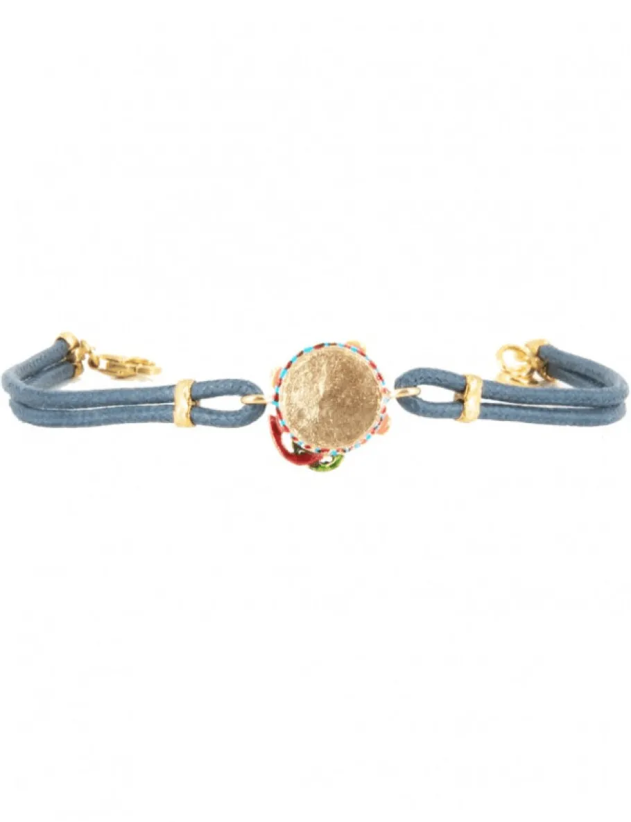 bracciale_tamburello_sici_0.webp Crisafi Gioielli Bracciale Tamburello Siciliano Smaltato - Terra del Sole> Bracciali