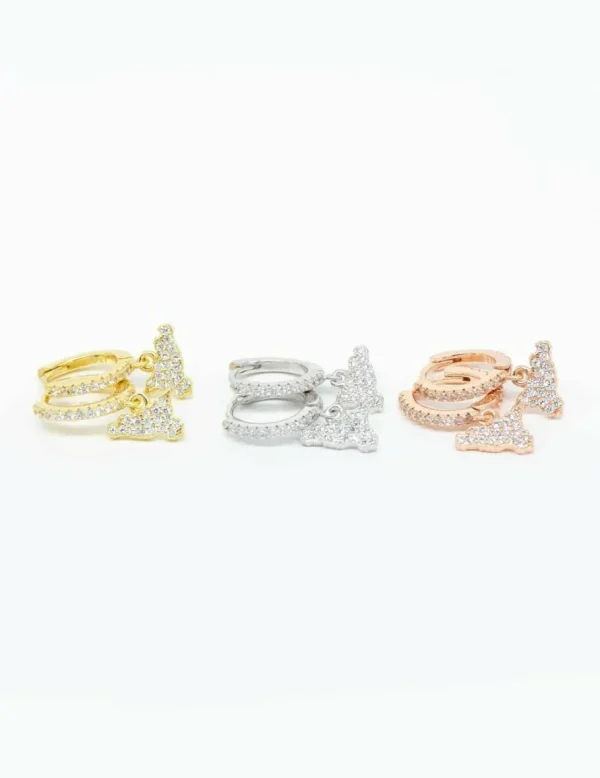 Crisafi Gioielli Cerchietti Sicilia Zirconia> Orecchini