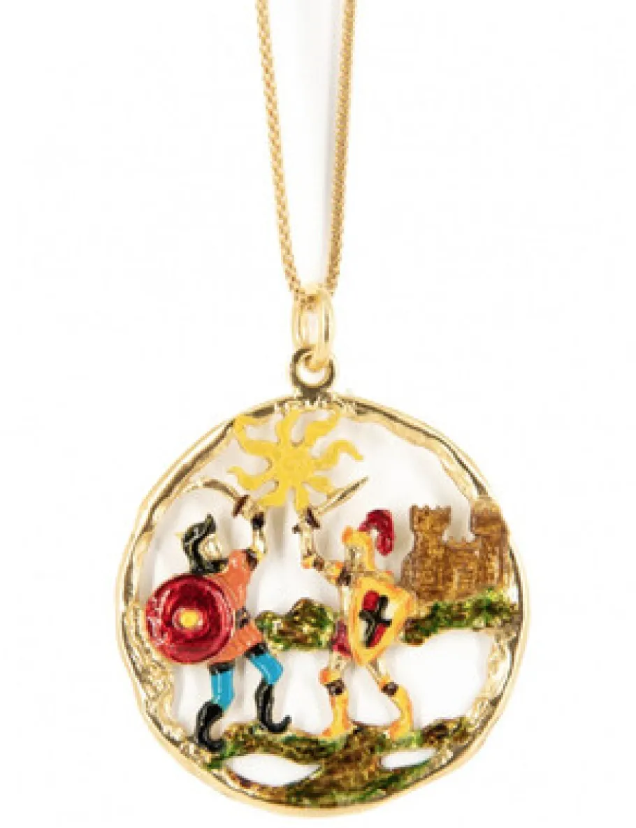 collana_ciondolo_paladini_3.webp Crisafi Gioielli Collana Ciondolo Paladini Siciliani Smaltato - Terra del Sole> Collane