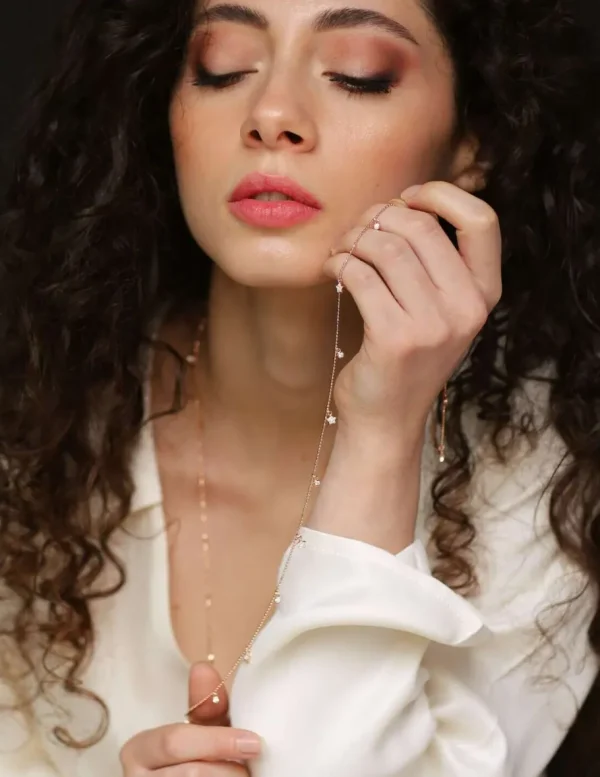 Crisafi Gioielli Collana Lunga Stelle Punti Luce> Collane