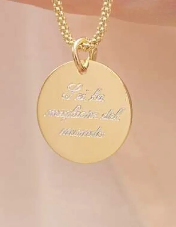 Crisafi Gioielli Collana Medaglia Personalizzabile> Collane