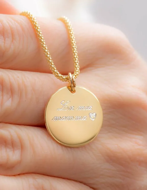 Crisafi Gioielli Collana Medaglia Personalizzabile> Collane