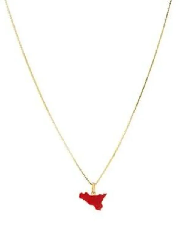 Crisafi Gioielli Collana Sicilia Smaltata> Collane