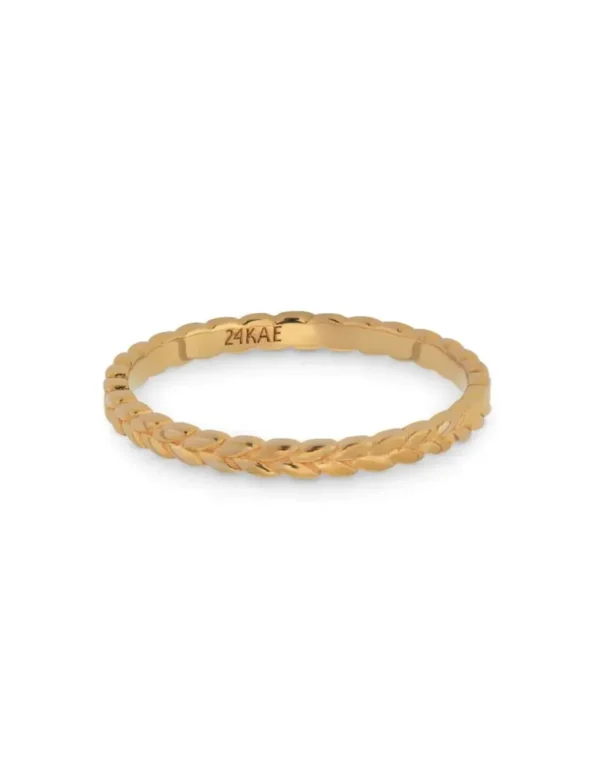 Crisafi Gioielli 24 Kae Anello Intrecciato> 24 Kae