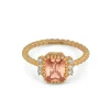 Crisafi Gioielli 24 Kae Anello Rettangolo Arancio Pastello> 24 Kae