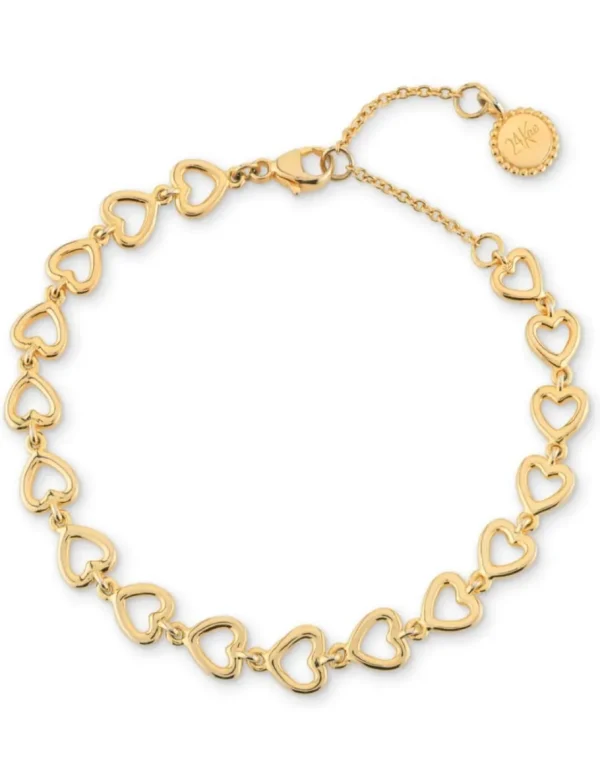 Crisafi Gioielli 24 Kae Bracciale Cuoricini> 24 Kae