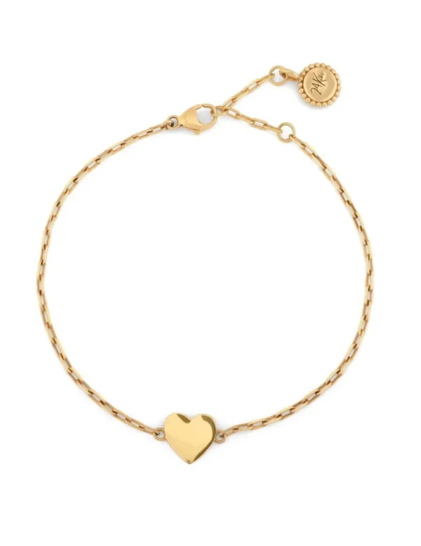 Crisafi Gioielli 24Kae Bracciale Maglia Cuore Loua> 24 Kae