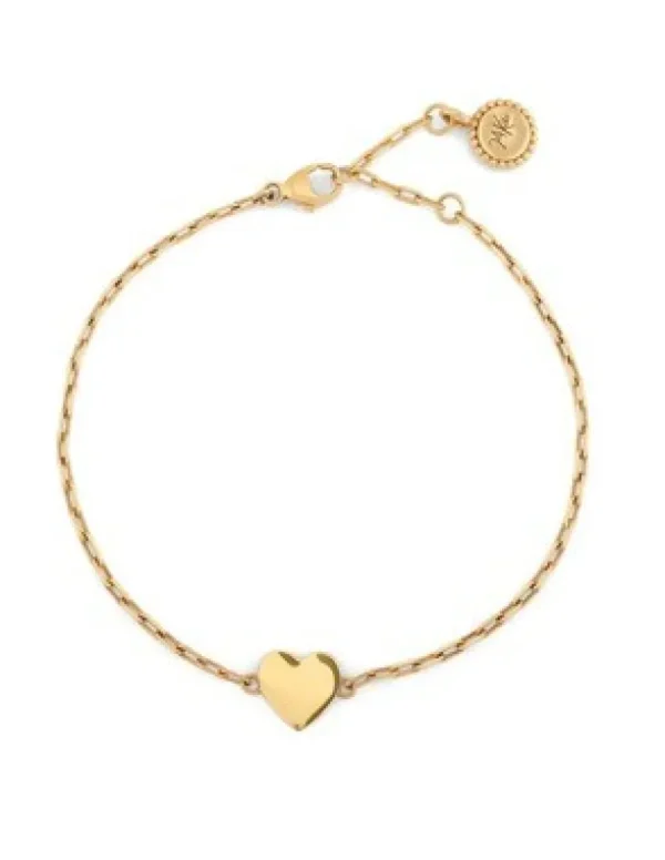 Crisafi Gioielli 24Kae Bracciale Maglia Cuore Loua> 24 Kae