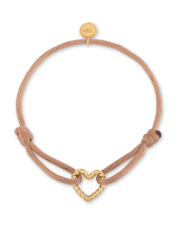 Crisafi Gioielli 24Kae Bracciale Raso Cuore> 24 Kae