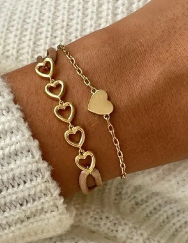 Crisafi Gioielli 24Kae Bracciale Raso Cuoricini> 24 Kae