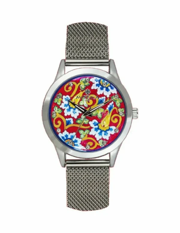 Crisafi Gioielli Orologio Mizzica Fiore Blu MC109> Mizzica Time Orologi