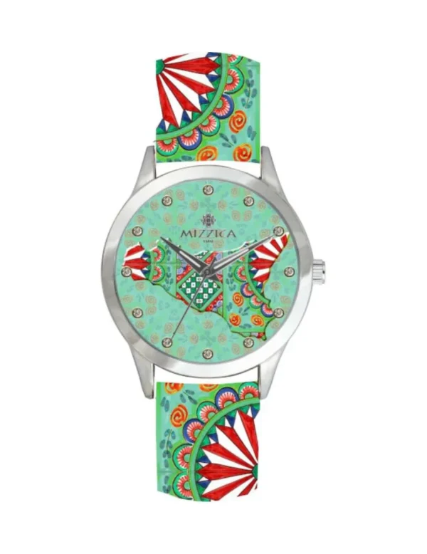 Crisafi Gioielli Orologio Mizzica La Sicilia Verde MB134> Mizzica Time Orologi