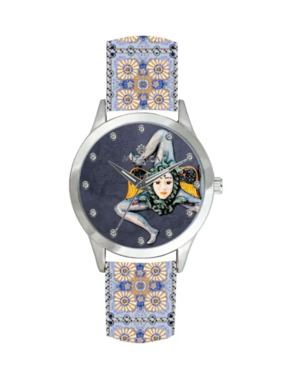 Crisafi Gioielli Orologio Mizzica La Trinacria Grigio MB136> Mizzica Time Orologi