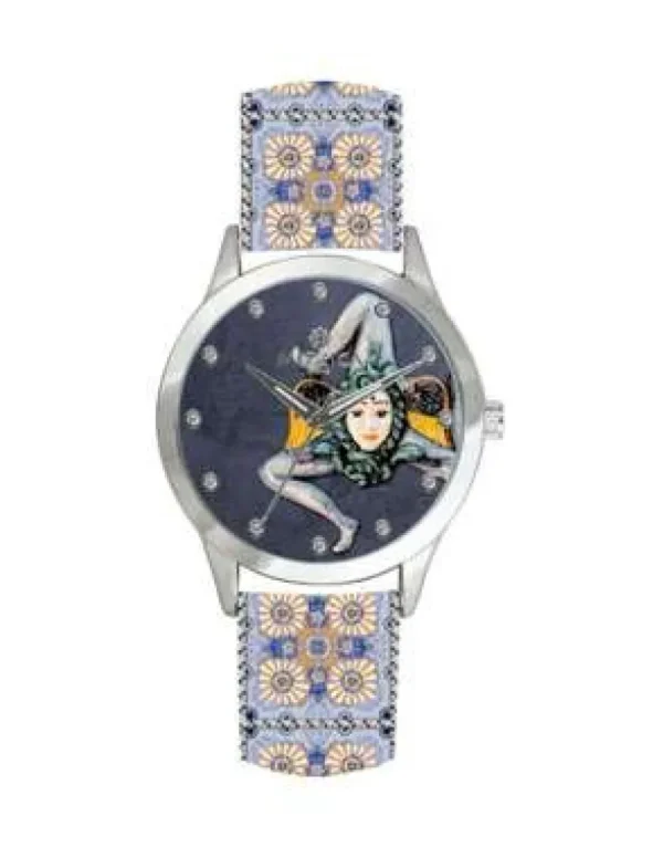 Crisafi Gioielli Orologio Mizzica La Trinacria Grigio MB136> Mizzica Time Orologi