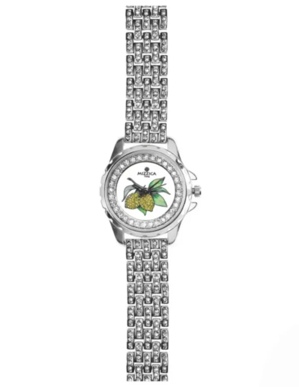 Crisafi Gioielli Orologio Mizzica Limone Zirconi MZ206B> Mizzica Time Orologi