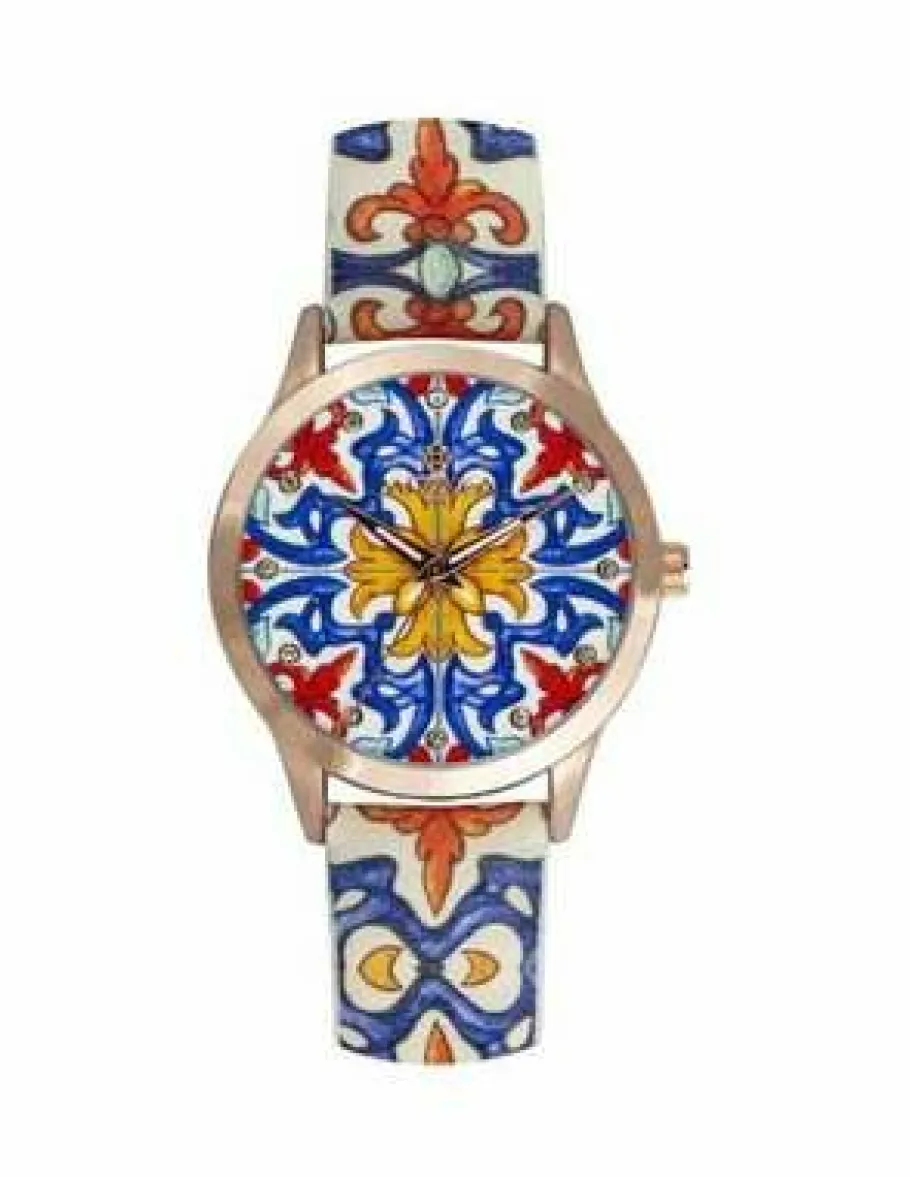 orologio_mizzica_maiolica_1-1.webp Crisafi Gioielli Orologio Mizzica Maiolica Puntale MB108> Mizzica Time Orologi