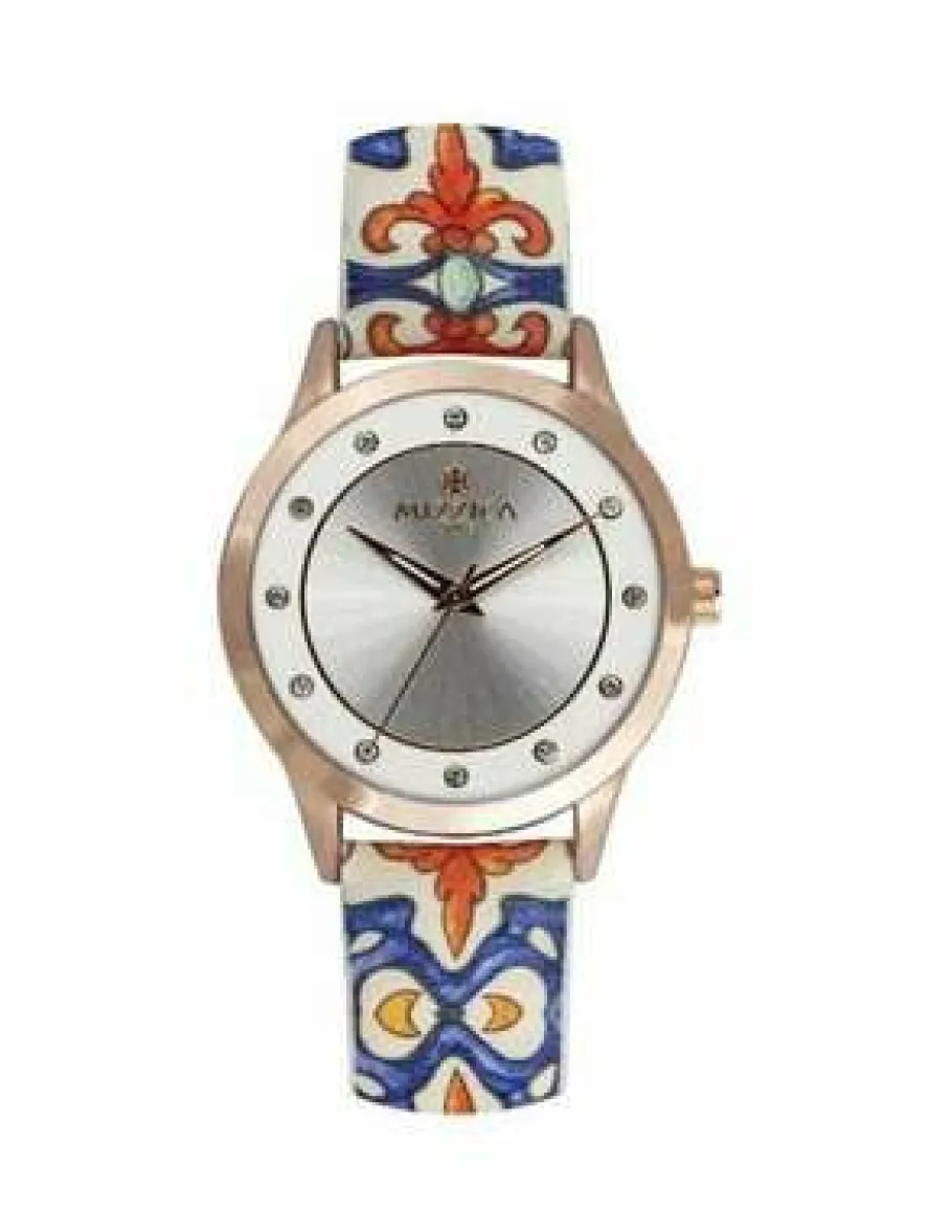 orologio_mizzica_maiolica_1-2.webp Crisafi Gioielli Orologio Mizzica Maiolica Puntale MA108> Mizzica Time Orologi