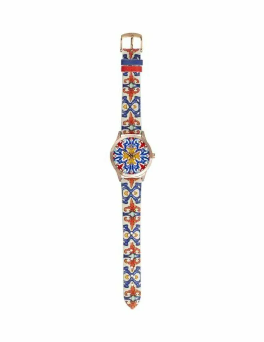 orologio_mizzica_maiolica_2-1.webp Crisafi Gioielli Orologio Mizzica Maiolica Puntale MB108> Mizzica Time Orologi