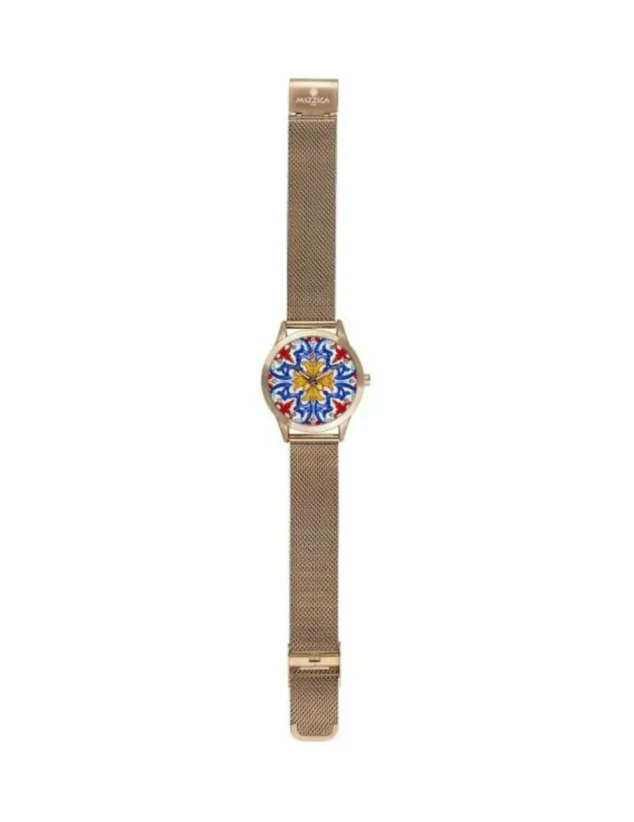 orologio_mizzica_maiolica_2.webp Crisafi Gioielli Orologio Mizzica Maiolica Puntale MC108> Mizzica Time Orologi