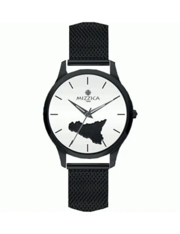 Crisafi Gioielli Orologio Mizzica Uomo La Sicilia Bianco MU301> Mizzica Time Orologi