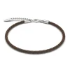 Crisafi Gioielli Rerum Bracciale Cuoio Marrone> Rerum Gioielli