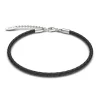 Crisafi Gioielli Rerum Bracciale Cuoio Nero> Rerum Gioielli