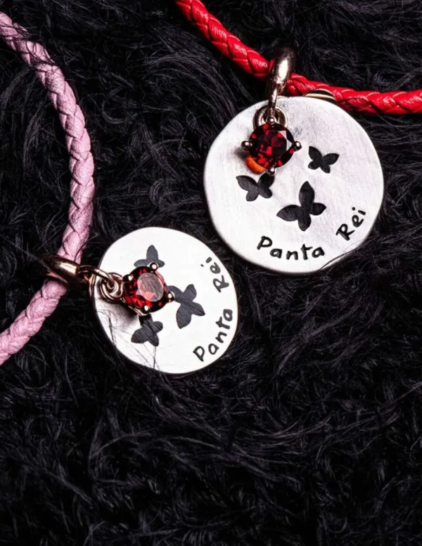 Crisafi Gioielli Rerum Bracciale Cuoio Rosa> Rerum Gioielli