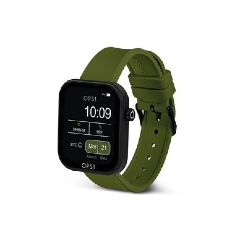 smartwatch_active_call_ve_5.webp Crisafi Gioielli Smartwatch Active Call Verde Militare> Ops Smartwatch