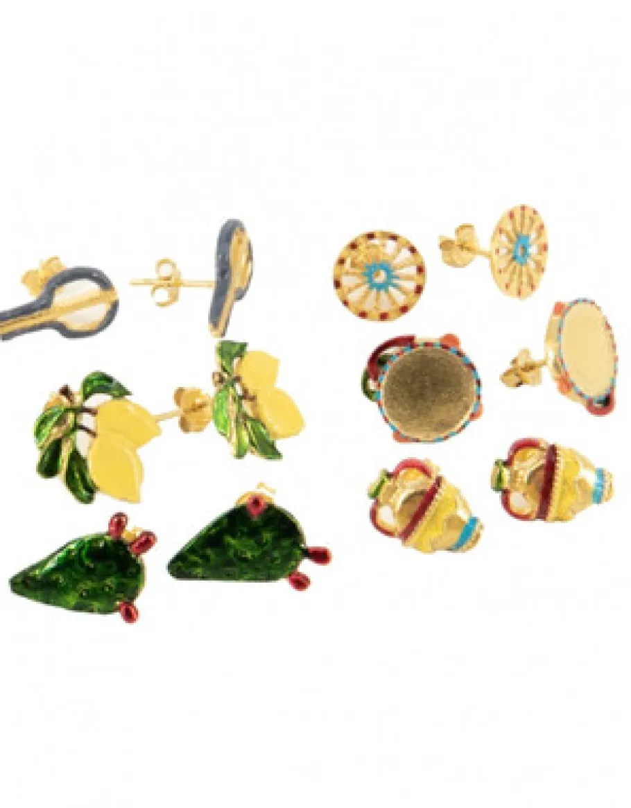 tappa_buchi_siciliani_sma_3.webp Crisafi Gioielli Tappa Buchi Siciliani Smaltati - Terra del Sole> Orecchini